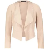 Betty Barclay Damen Blazer-Jacke ohne Verschluss 44, Beige - 44