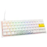 Ducky One 2 Pro Mini, PBT, weiß, LEDs RGB, Gateron YELLOW, USB, US (DKON2061ST-GUSPDWWTY2)