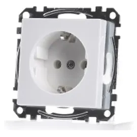 Merten SCHUKO-Steckdose pws mit Steckklemme MEG2301-0619