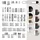 Vicco Nachtschrank Irma 37,6 x 35,5 x 66 cm Weiß