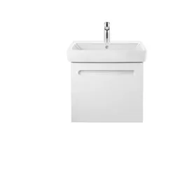 Duravit WT/MWT 650mm, Duravit No.1 weiß, ÜL, mit HLB