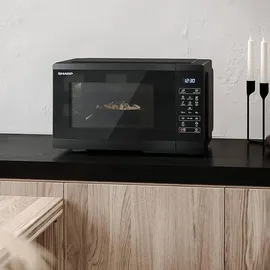 Sharp YC-MS252AE-B Mikrowelle, schwarz