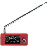 0,5–108 MHz tragbares Mini-Radio, wiederaufladbar, Taschenformat, 1,9-Zoll-IPS-Bildschirm, Allband-Radioempfänger, HF/SW/MW/VHF-Radio