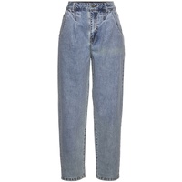 Buffalo Relax-fit-Jeans in High-waist-Form mit Bundfalten, Crop-Design Gr. 34