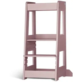 tiSsi Lernturm Felix 90 x 50 cm Buche massiv rosa