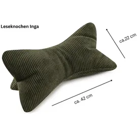 Magma Heimtex Magma Leseknochen 42 x 22 cm Grün