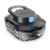 S1PRO 2026 Upgrade Poolroboter Akku, 120 Min Reinigungszeit, Leichter Poolsauger mit Dual-Antriebsmotoren, 2,5 Stunden Ladezeit, Auto Parken Poolreiniger für Flache Böden Pools bis 95 m2, dunkelgrau
