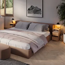 Vicco Nachttisch Monty, 25 x 59.1 cm 2er Set