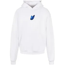 Mister Tee Le Papillon Heavy Oversize Kapuzenpullover White L