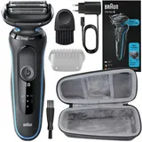 Braun Series 5 50/51-M1000s Rasierer + Braun Rasierertasche + Bürste