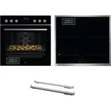 AEG Induktions Herd-Set »HH24HSPID«, Pyrolyse-Selbstreinigung, Hob2Hood, AirFry-Funktion, schwarz