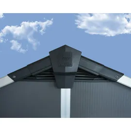 CANOPIA Palram - Canopia Yukon 3.3 x 4 Gerätehaus inkl. Fußboden Anthrazit