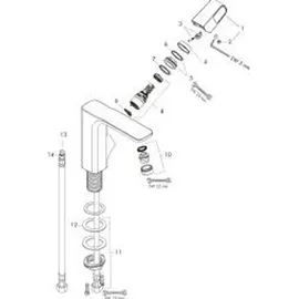 Axor Urquiola 130 Einhandmischer DN 15 (11021000)