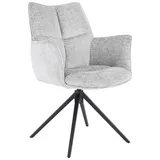 Armlehnstuhl Lucia Grau