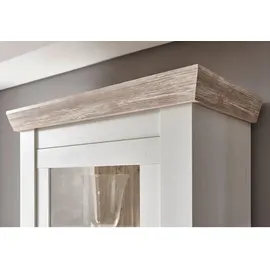 furn.design Highboard 140 x 146 cm Weiß