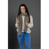 COLLEZIONE ALESSANDRO Schal " Amica " in taupe | Gr.: onesize