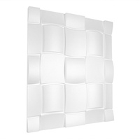 Hexim Wanddekoobjekt Rubik (3D Wandpaneele (1 Platte - Rubik 60x60cm) - detaillierten Polystyrolplatten für effektvolle Wandgestaltungen, EPS deutliche Musterung, leicht und stabil)