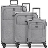 Redolz Essentials 12 Koffer-Set 3-tlg. grau