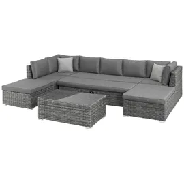 Konifera New York Loungeset grau