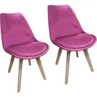 Hti-Living Stuhl Atlanta Velvet Pink