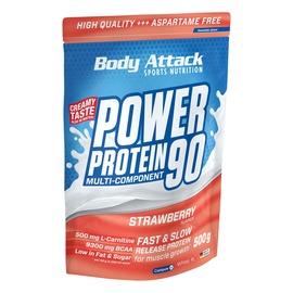 Body Attack Power Protein 90 Stracciatella Cream Pulver 500 g