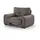 beautysofa RELAXSESSEL Omega aus Kunstleder, Hellbraun