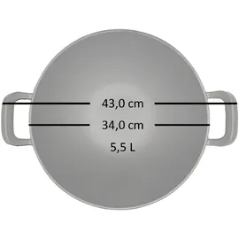 FireRocket Wokpfanne 34 cm