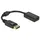 DeLock Adapter DisplayPort zu HDMI 0,15 m Schwarz