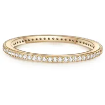 Glanzstücke München Ring aus Sterling Silber mit Zirkonia in gelbgold | Gr.: 58