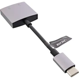 InLine USB-C Audio Adapterkabel, zu 3,5mm Buchse + PD 30W