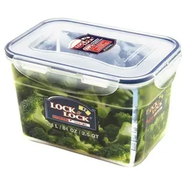 Lock & Lock Frischhaltedose eckig transparent 2,4 l