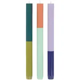 Stabkerzen Sets bunt mehrfarbig, Designer Remember, 26 cm