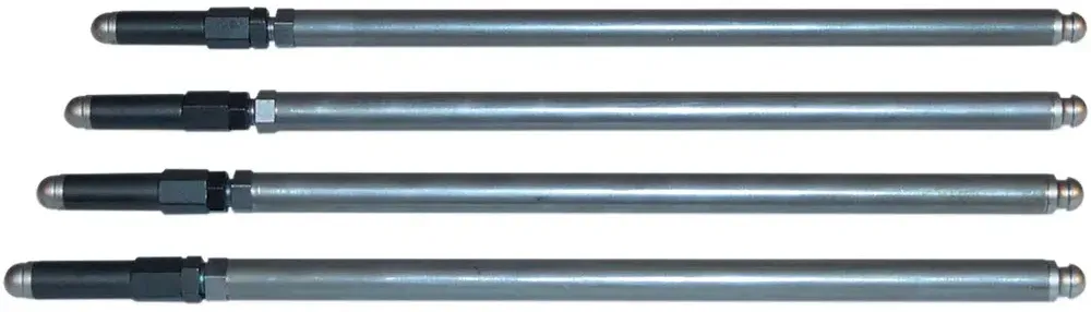 S+s Cycle Harley Davidson 93-5076 Stößelstangenrohr-kit - Silver - One Size