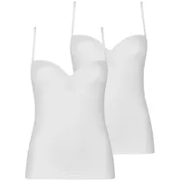 NINA VON C. 2er Pack BH Hemdchen in Weiss