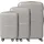 Relaxdays Kofferset 3-tlg. beige/schwarz