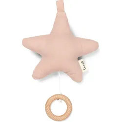 Star Anhängsel rosa mit Spieldose