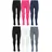 TupTam Strumpfhose Mädchen Bunt Gemustert 6er Pack – Warme Strickstrumpfhosen für Herbst und Winter, Farbe: Schwarz 2x dunkelblau weiß grau pink), Größe: 128-134 - 128-134