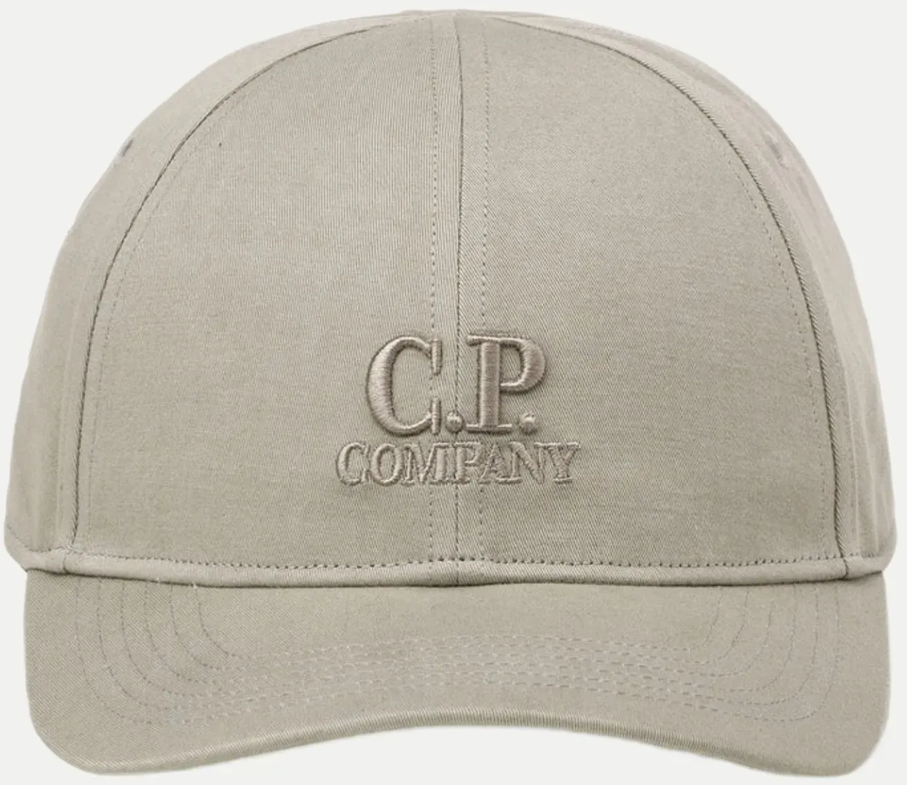 Kappe mit gesticktem Logo Beige