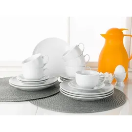 Home4You Kaffeeservice 72-tlg. rund weiß