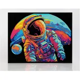 needle art world Diamond Painting Neon Astronaut