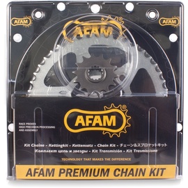 AFAM Kettensatz Stahl Kit für YAMAHA YBR 125 ED 2005 - 2006 kettenkit
