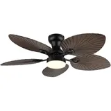 GLOBO ELISE 107 cm Deckenventilator Schwarz
