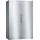 Bosch KAN95VLEP Side-by-Side Set (588 l, 1860 mm hoch, Silber)