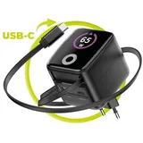 mobile origin 65W GaN Display Charger PW3 - USB-C Cable + USB-C + USB-A