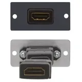 Kramer Electronics Kramer Wandplatten-Einsatz W-H(W-HDMI)(B)