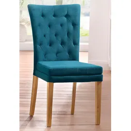 Home Affaire Colorado 2 St. Luxus-Microfaser petrol/eiche