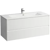 Laufen Pro S Lani Komplettset 1200, Waschtisch, 1 Hahnloch, inkl. Waschtischunterbau, 120 cm, Badmöbel,