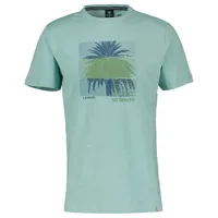 LERROS T-Shirt »LERROS Rundhals T-Shirt mit Fotoprint COASTAL SEA Blue - S