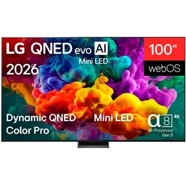 LG 100QNED87A6B 100" 4K QNED evo AI Smart TV