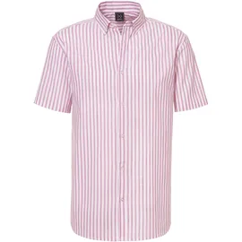 John Devin Kurzarmhemd Regular Fit Rosa L